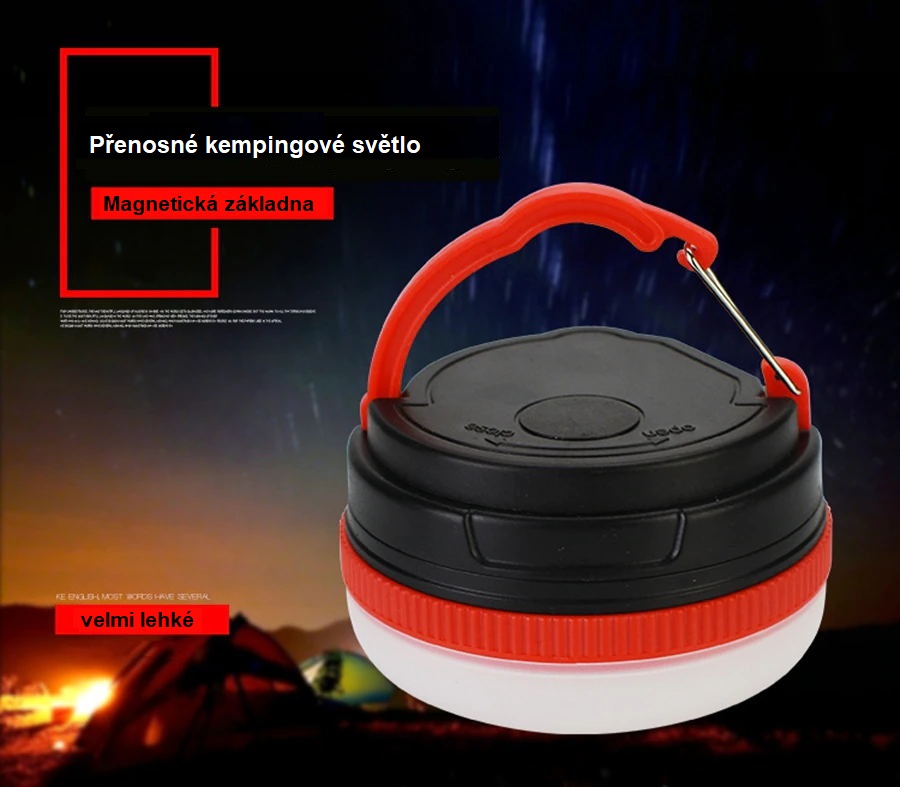 LED Tent Light Camping Ligh  (4 CZ)